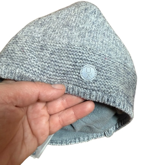 Okaïdi Kids Unisex Gray Knit Beanie Hat Fleece Lined Pom Pom Winter Size 54/56 - Picture 5 of 10